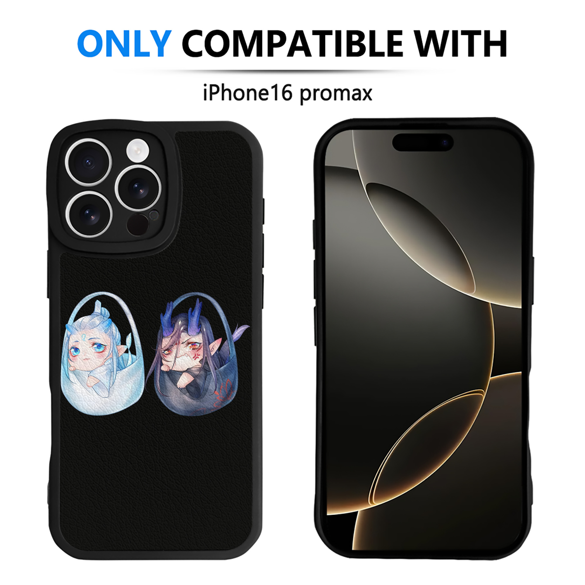 （画像用） Ne Zha 2 ナタ 魔童の大暴れ 【iPhone 16シリーズ対応】シリコンスマホケース（レザー調） 材質：シリコン